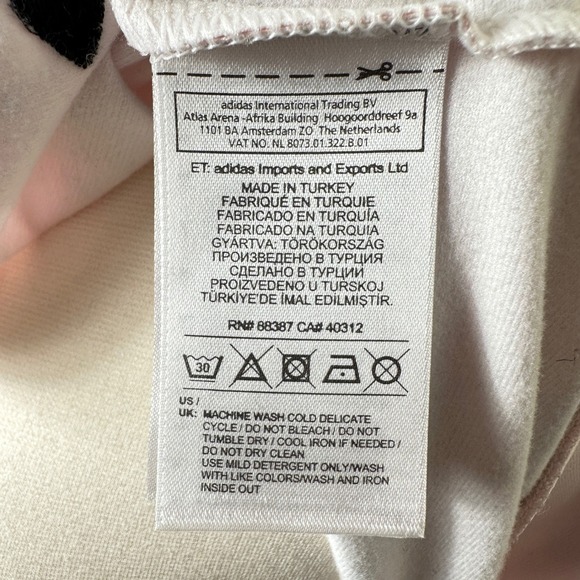 Adidas Originals Floral Track Jacket Pink Trefoil Logo M Rare‎ Athleisure Girly - Picture 8 of 11